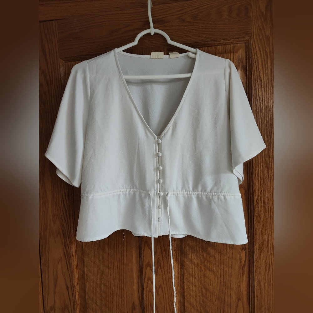 Women's Levi's Lisa Blouse - Relaxed Fit Light & Airy - Size Small - Retail $55 - Picture 3 of 6